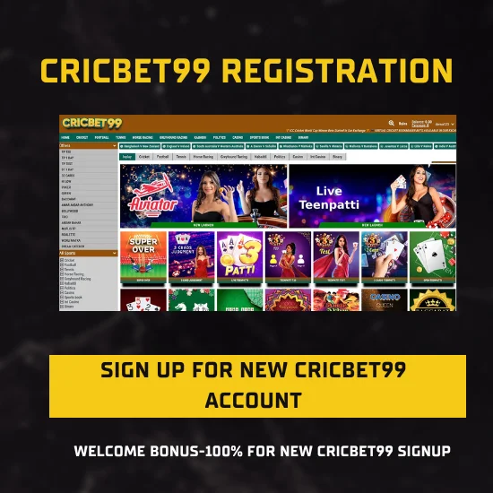 Cricbet99 Register & Create Account